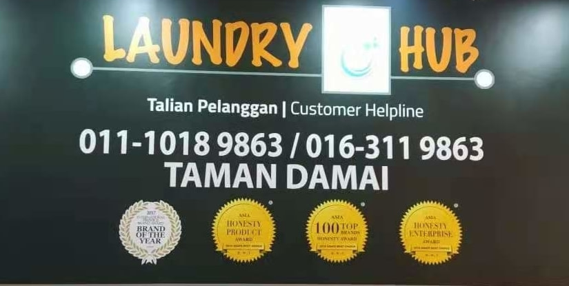 A new LaundryHub outlet is now ready operate at Taman Damai