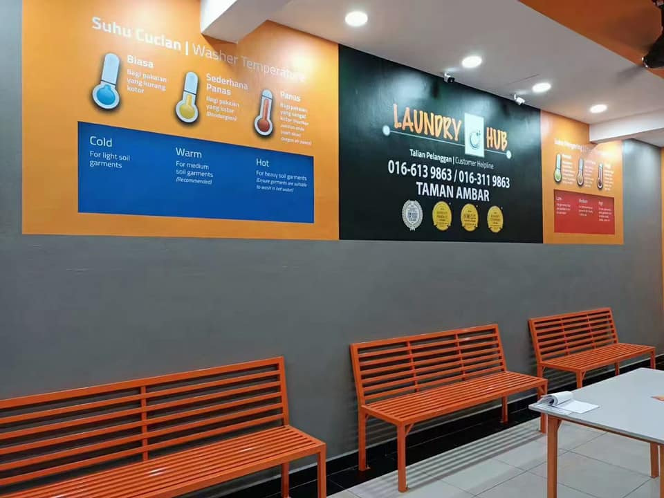 A brand new LaundryHub outlet is now ready operate at Taman Ambar, Dengkil Selangor.